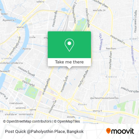 Post Quick @Paholyothin Place map