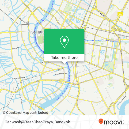 Car wash@BaanChaoPraya map