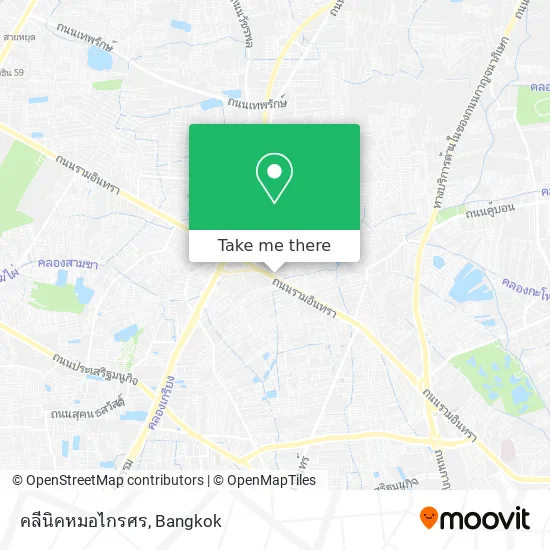 คลีนิคหมอไกรศร map