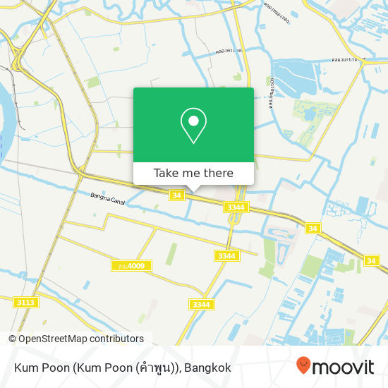 Kum Poon (Kum Poon (คำพูน)) map