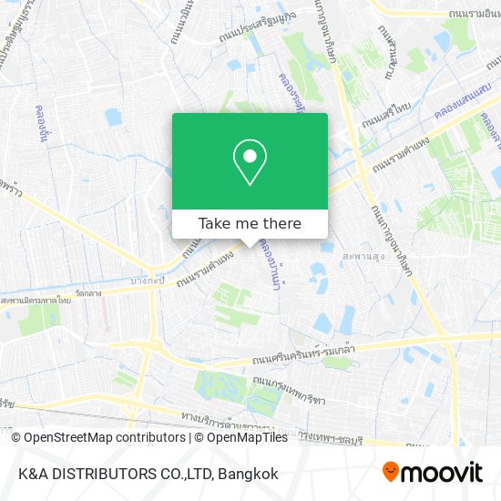 K&A DISTRIBUTORS CO.,LTD map