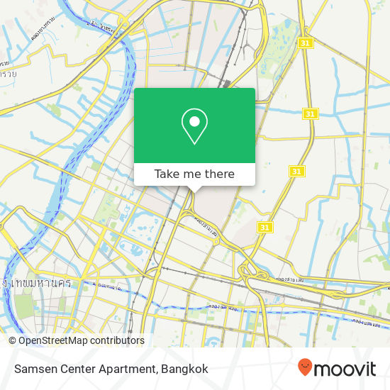 Samsen Center Apartment map