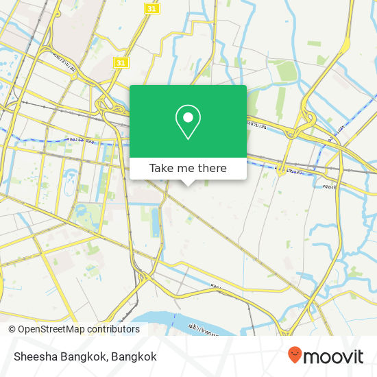 Sheesha Bangkok map