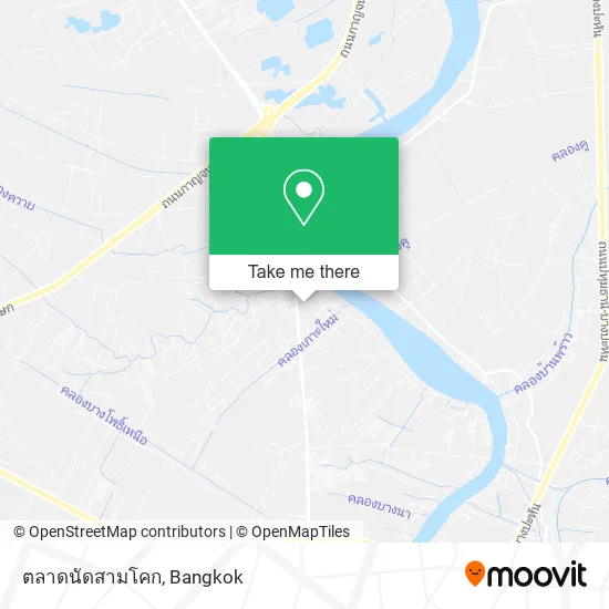 ตลาดนัดสามโคก map