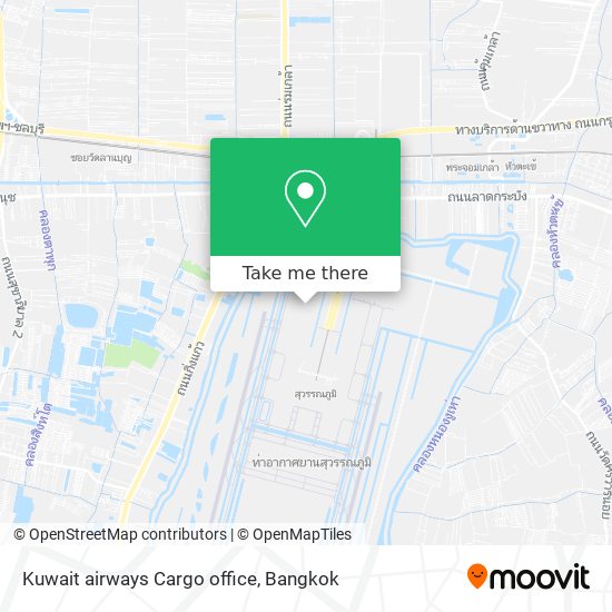 Kuwait airways Cargo office map