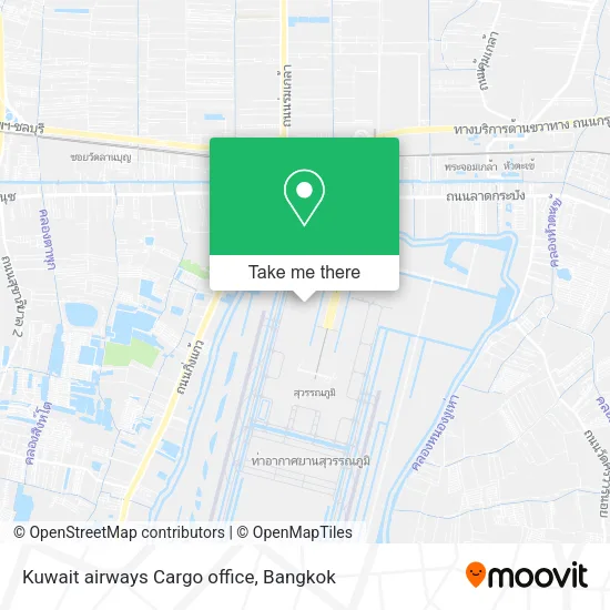 Kuwait airways Cargo office map