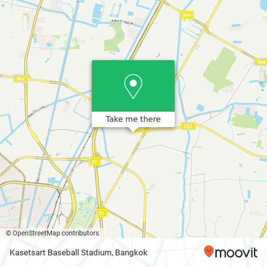 Kasetsart Baseball Stadium map