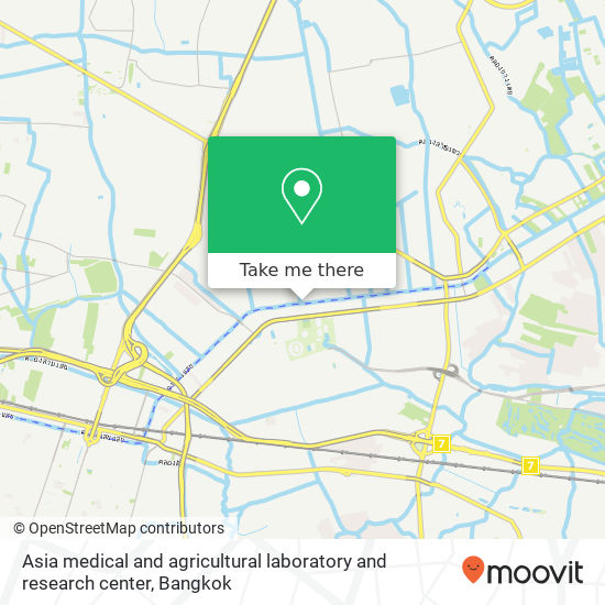 Asia medical and agricultural laboratory and research center map