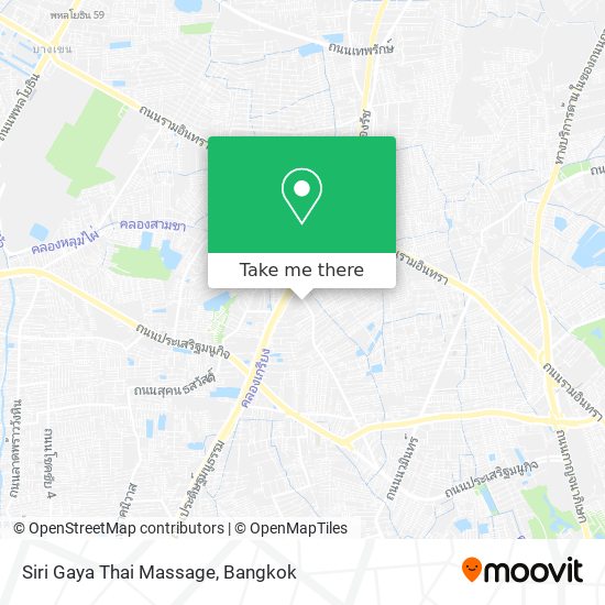 Siri Gaya Thai Massage map