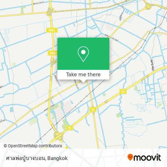 ศาลพ่อปู่บางบอน map