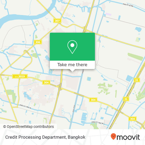 Credit Processing Department map