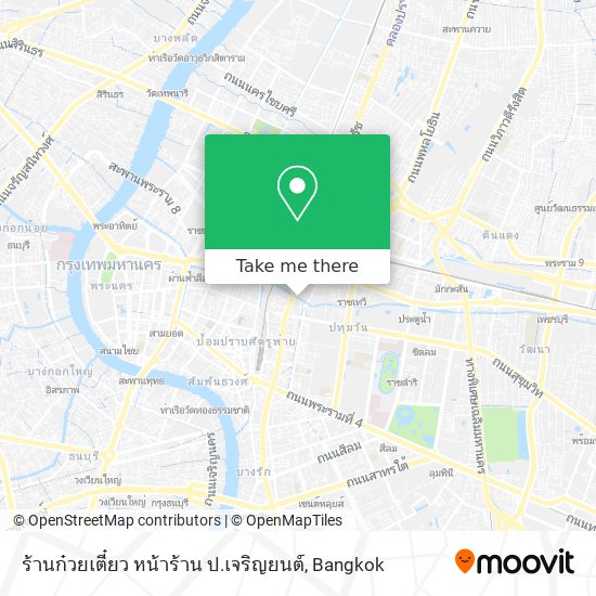 ร้านก๋วยเตี๋ยว หน้าร้าน ป.เจริญยนต์ map