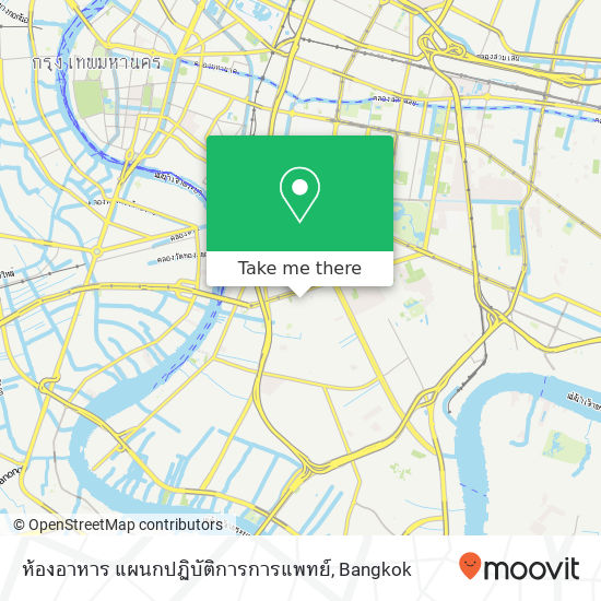 ห้องอาหาร แผนกปฏิบัติการการแพทย์ map