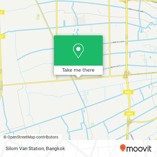 Silom Van Station map
