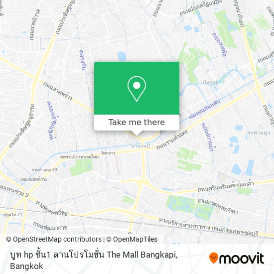 บูท hp ชั้น1 ลานโปรโมชั่น The Mall Bangkapi map