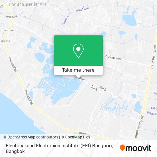 Electrical and Electronics Institute (EEI) Bangpoo map