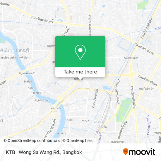 KTB | Wong Sa Wang Rd. map