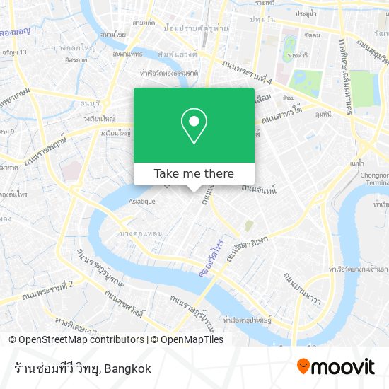 ร้านซ่อมทีวี วิทยุ map