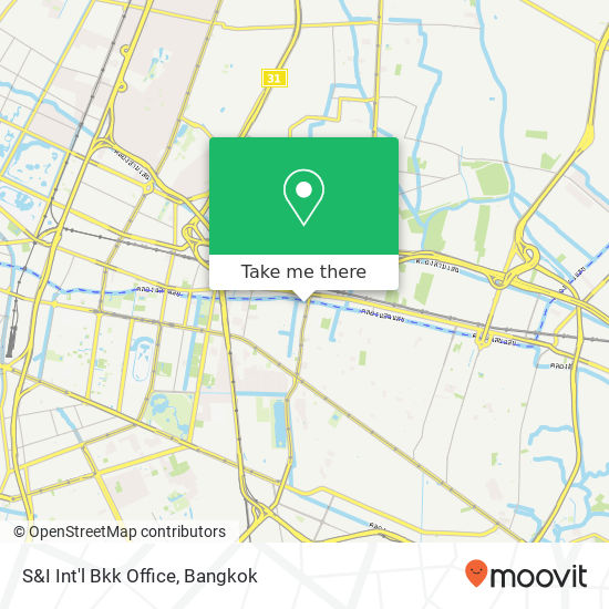 S&I Int'l Bkk Office map