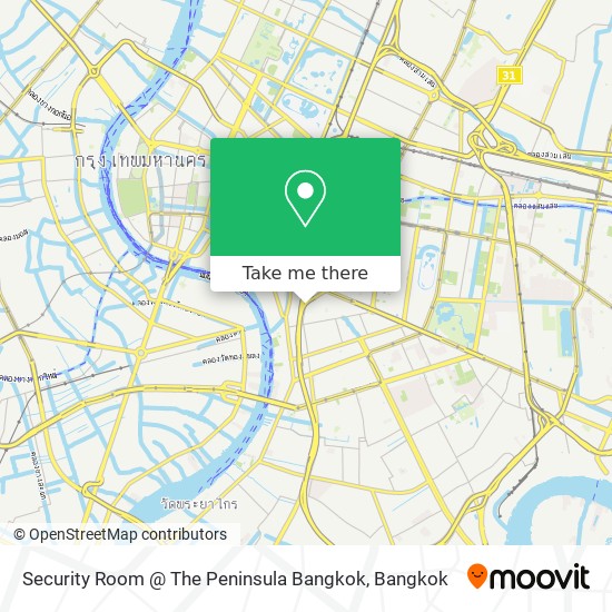 Security Room @ The Peninsula Bangkok map