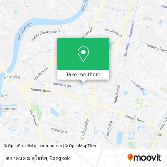 ตลาดนัด ม.สุโขทัย map