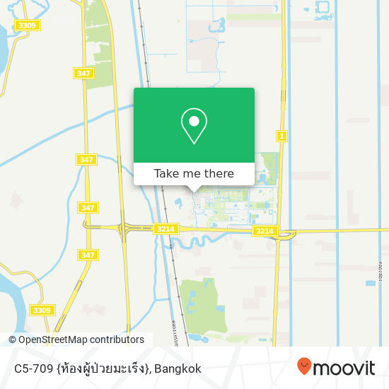 C5-709 {ห้องผู้ป่วยมะเร็ง} map