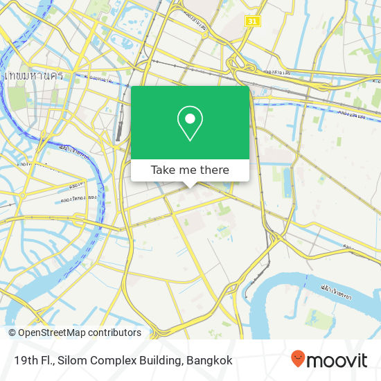 19th Fl., Silom Complex Building map