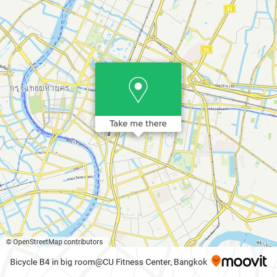 Bicycle B4 in big room@CU Fitness Center map