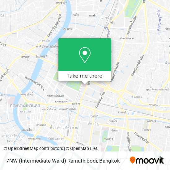 7NW (Intermediate Ward) Ramathibodi map
