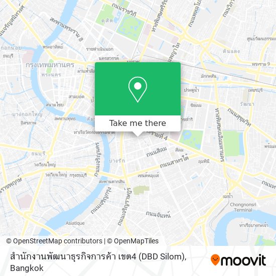 สำนักงานพัฒนาธุรกิจการค้า เขต4 (DBD Silom) map