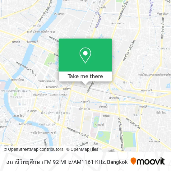 สถานีวิทยุศึกษา FM 92 MHz / AM1161 KHz map