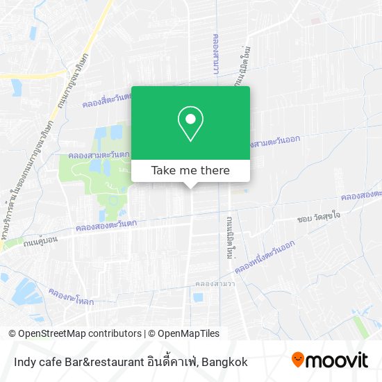 Indy cafe Bar&restaurant อินดี้คาเฟ่ map