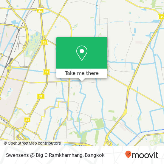 Swensens @ Big C Ramkhamhang map