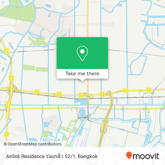 Airlink Residence ร่มเกล้า 52 / 1 map