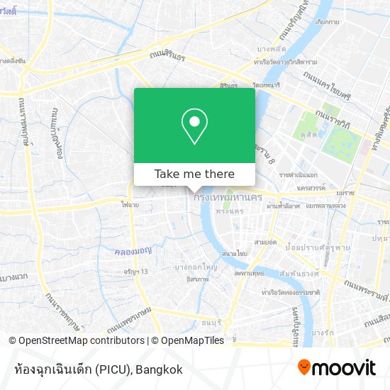 ห้องฉุกเฉินเด็ก (PICU) map