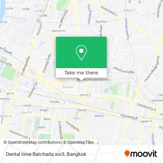 Dental time Ratchada soi3 map