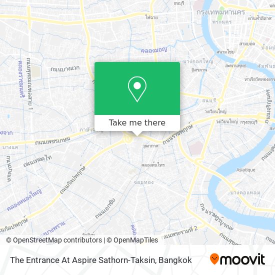 The Entrance At Aspire Sathorn-Taksin map