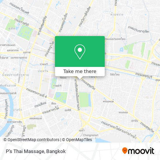 P’s Thai Massage map