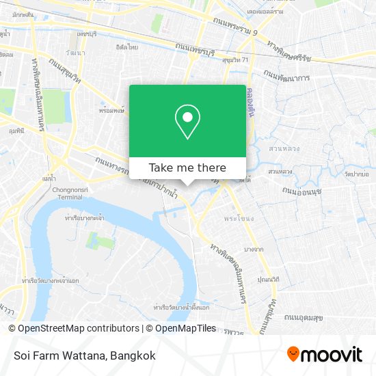 Soi Farm Wattana map