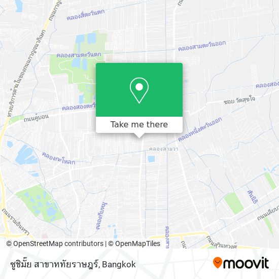 ซูชิมั๊ย สาขาหทัยราษฎร์ map