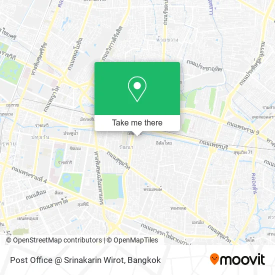Post Office @ Srinakarin Wirot map