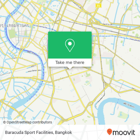 Baracuda Sport Facilities map