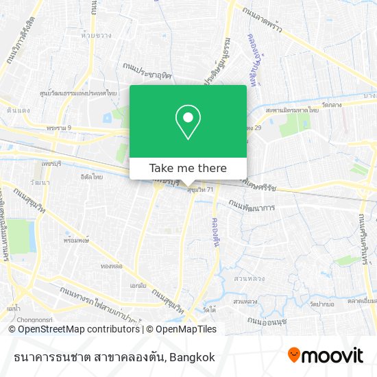 ธนาคารธนชาต สาขาคลองตัน map