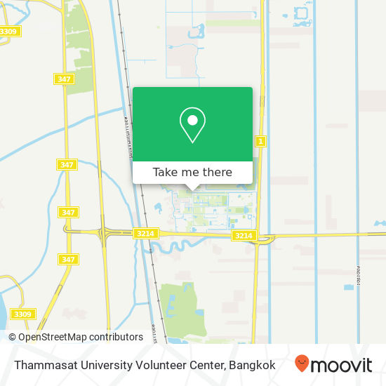 Thammasat University Volunteer Center map