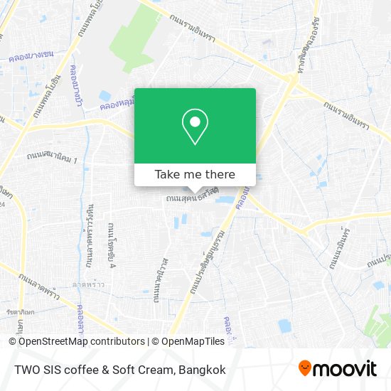 TWO SIS coffee & Soft Cream map