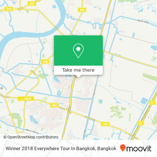 Winner 2018 Everywhere Tour In Bangkok map