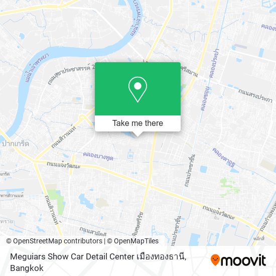 Meguiars Show Car Detail Center เมืองทองธานี map