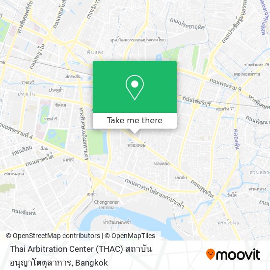 Thai Arbitration Center (THAC) สถาบันอนุญาโตตุลาการ map
