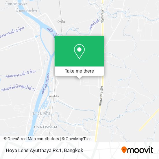 Hoya Lens Ayutthaya Rx.1 map