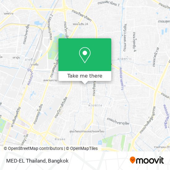 MED-EL Thailand map